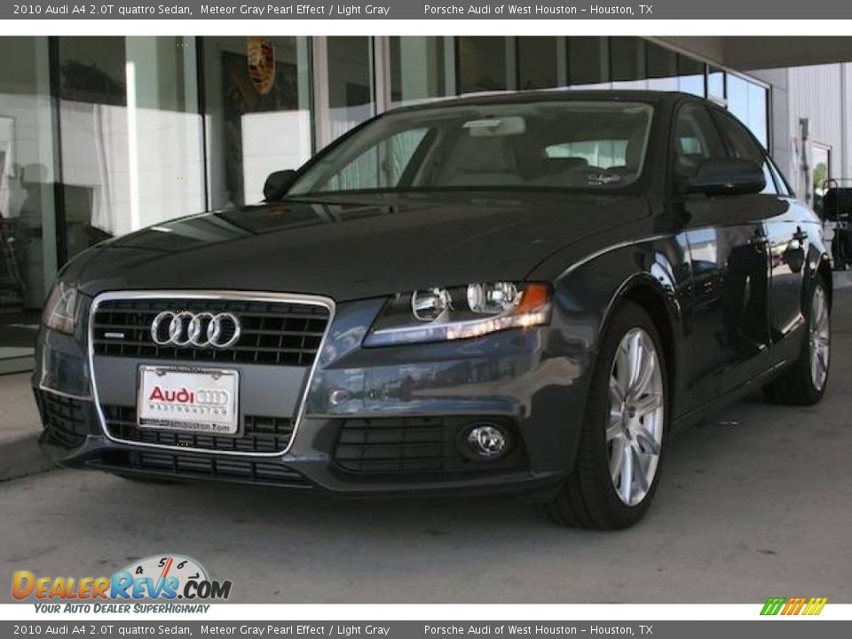 2010 Audi A4 2.0T quattro Sedan Meteor Gray Pearl Effect / Light Gray Photo #1