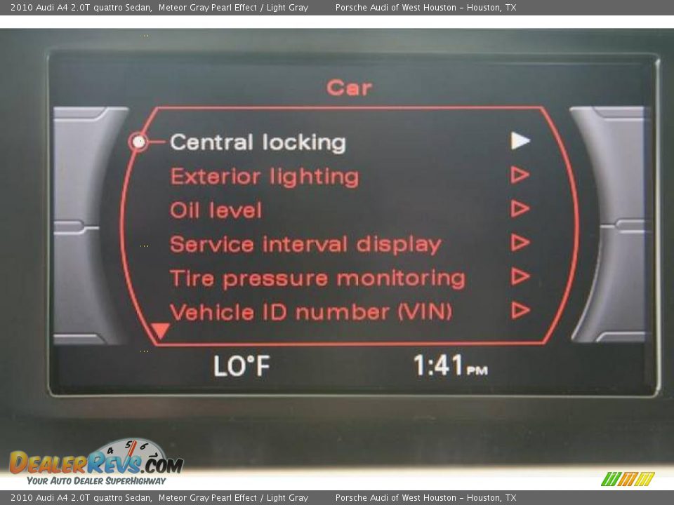 2010 Audi A4 2.0T quattro Sedan Meteor Gray Pearl Effect / Light Gray Photo #8