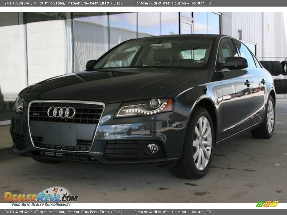 2010 Audi A4 2.0T quattro Sedan Meteor Gray Pearl Effect / Black Photo #1