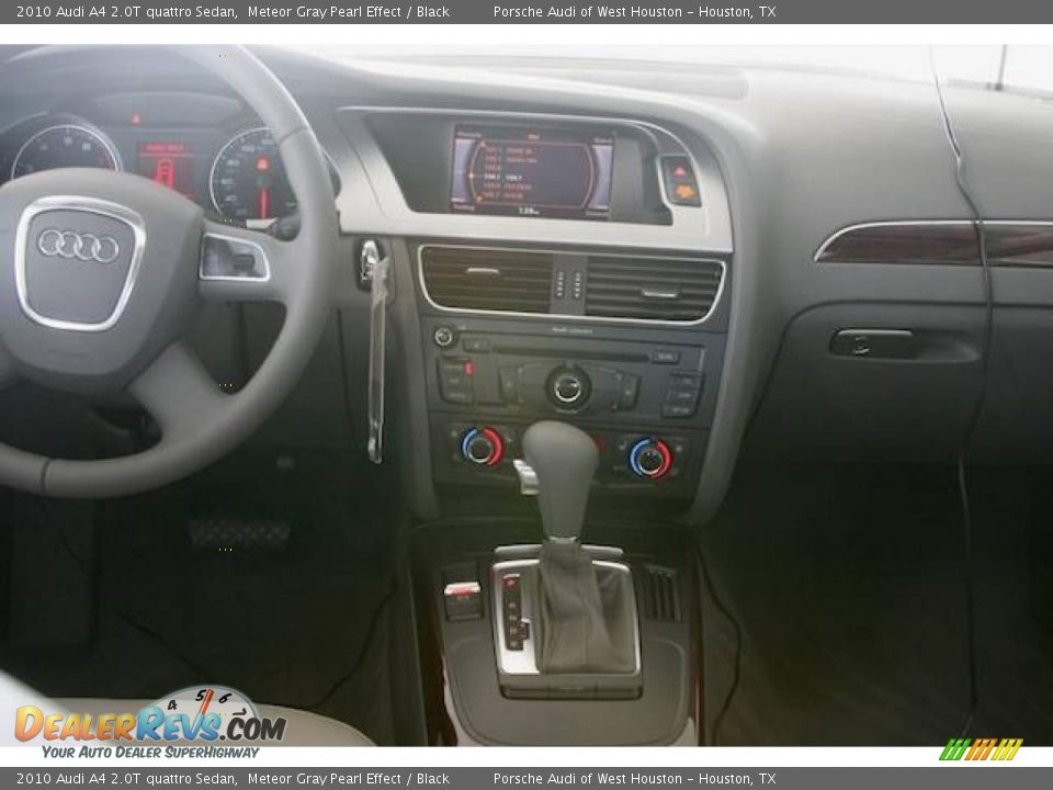 2010 Audi A4 2.0T quattro Sedan Meteor Gray Pearl Effect / Black Photo #5