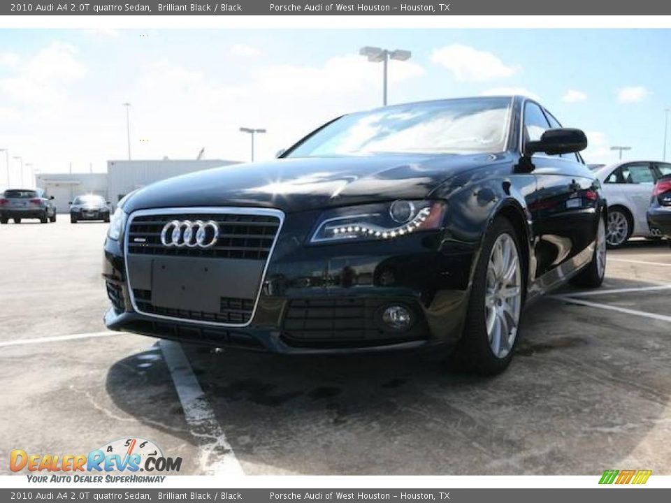 2010 Audi A4 2.0T quattro Sedan Brilliant Black / Black Photo #1
