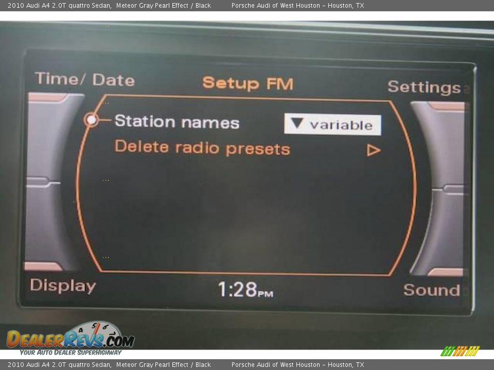 2010 Audi A4 2.0T quattro Sedan Meteor Gray Pearl Effect / Black Photo #8