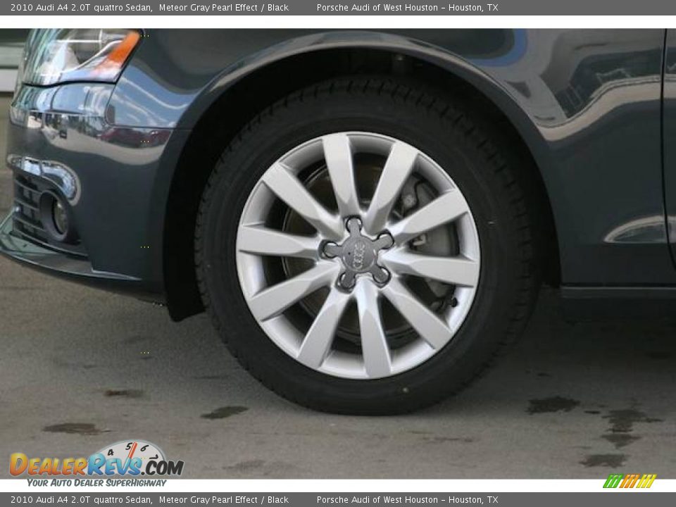 2010 Audi A4 2.0T quattro Sedan Meteor Gray Pearl Effect / Black Photo #9