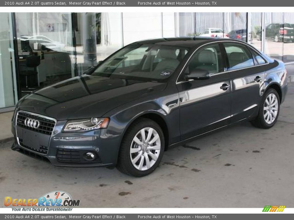 2010 Audi A4 2.0T quattro Sedan Meteor Gray Pearl Effect / Black Photo #11