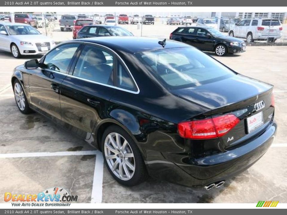 2010 Audi A4 2.0T quattro Sedan Brilliant Black / Black Photo #3