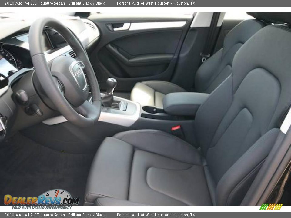 2010 Audi A4 2.0T quattro Sedan Brilliant Black / Black Photo #4