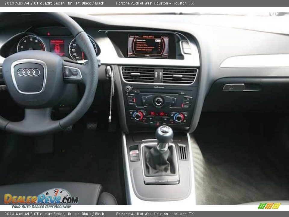 2010 Audi A4 2.0T quattro Sedan Brilliant Black / Black Photo #5