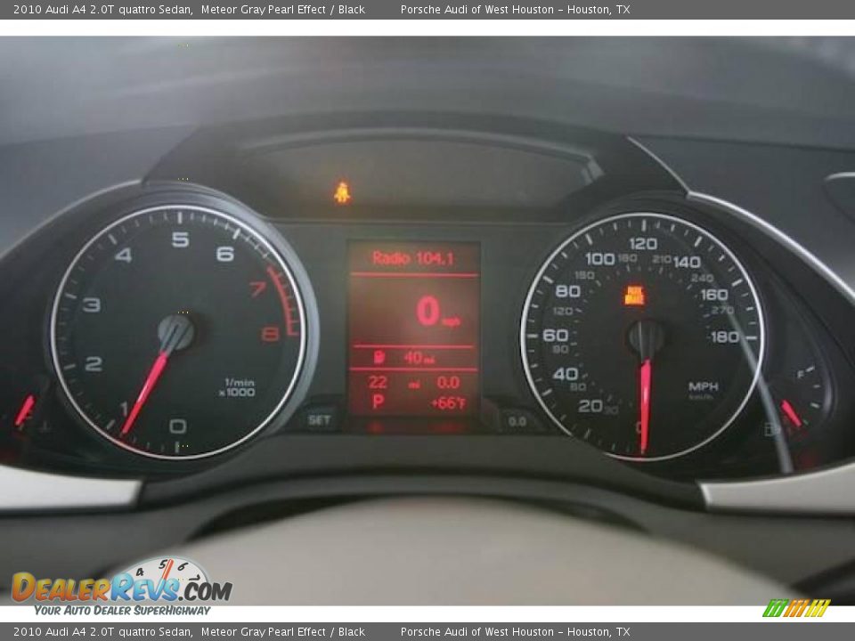 2010 Audi A4 2.0T quattro Sedan Meteor Gray Pearl Effect / Black Photo #18