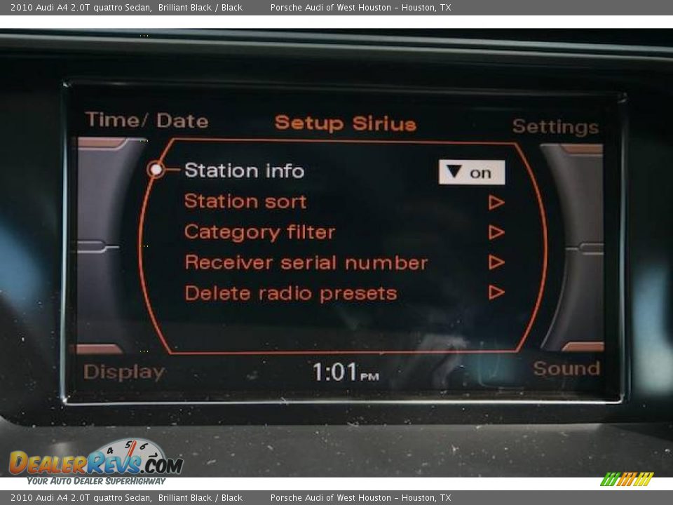 2010 Audi A4 2.0T quattro Sedan Brilliant Black / Black Photo #8