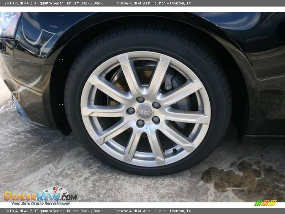 2010 Audi A4 2.0T quattro Sedan Brilliant Black / Black Photo #9