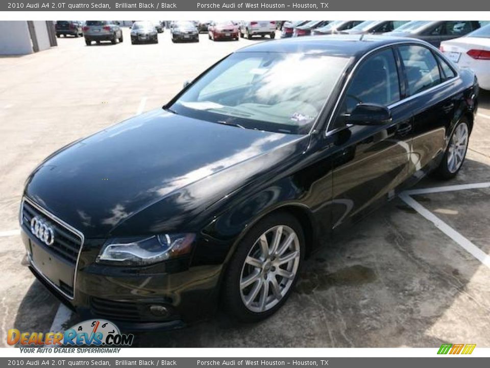 2010 Audi A4 2.0T quattro Sedan Brilliant Black / Black Photo #11
