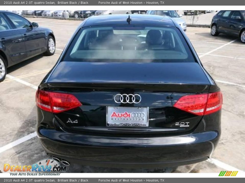 2010 Audi A4 2.0T quattro Sedan Brilliant Black / Black Photo #12