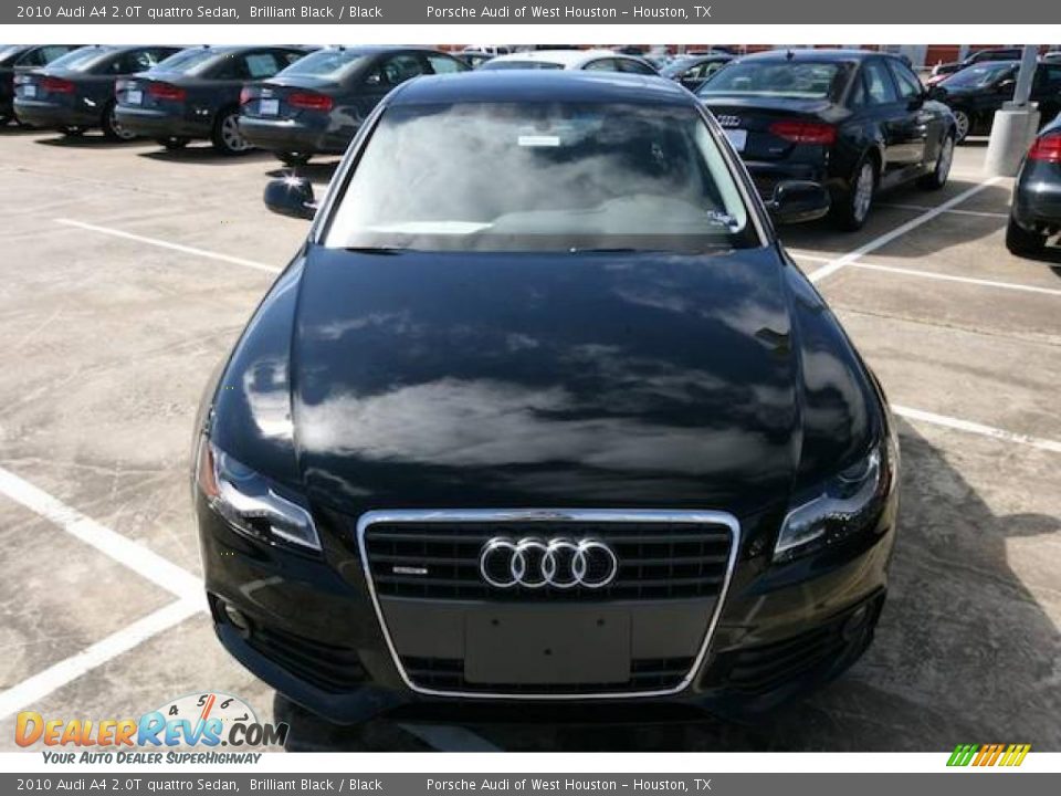 2010 Audi A4 2.0T quattro Sedan Brilliant Black / Black Photo #14