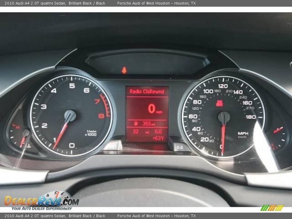 2010 Audi A4 2.0T quattro Sedan Brilliant Black / Black Photo #19