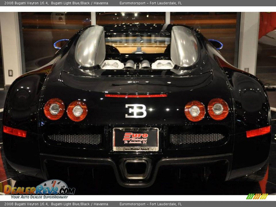 2008 Bugatti Veyron 16.4 Bugatti Light Blue/Black / Havanna Photo #12