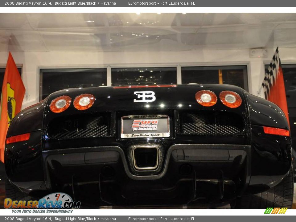 2008 Bugatti Veyron 16.4 Bugatti Light Blue/Black / Havanna Photo #20