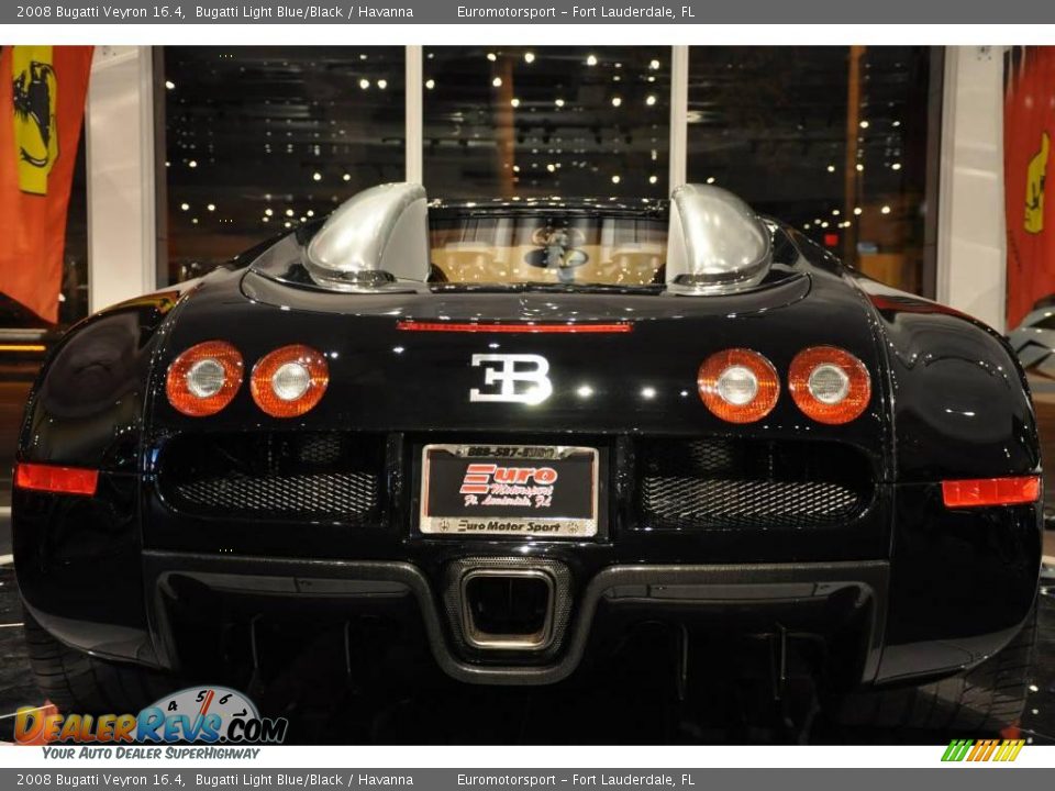 2008 Bugatti Veyron 16.4 Bugatti Light Blue/Black / Havanna Photo #23
