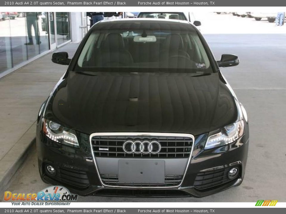 2010 Audi A4 2.0T quattro Sedan Phantom Black Pearl Effect / Black Photo #14