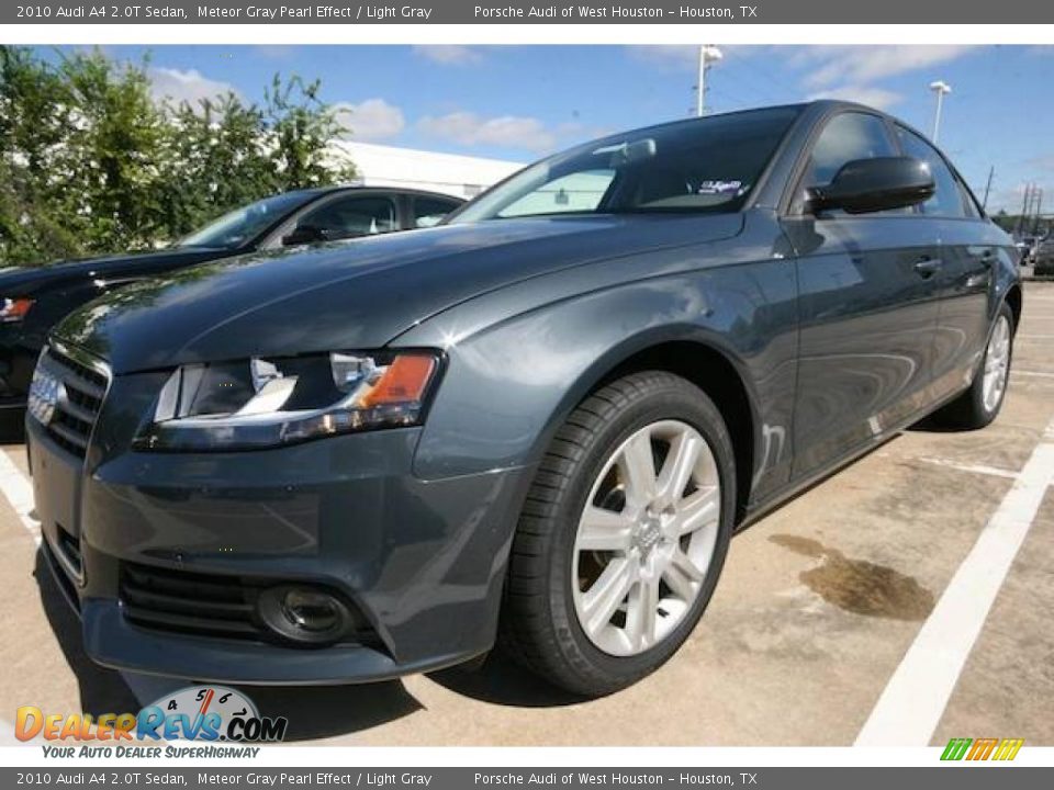 2010 Audi A4 2.0T Sedan Meteor Gray Pearl Effect / Light Gray Photo #1