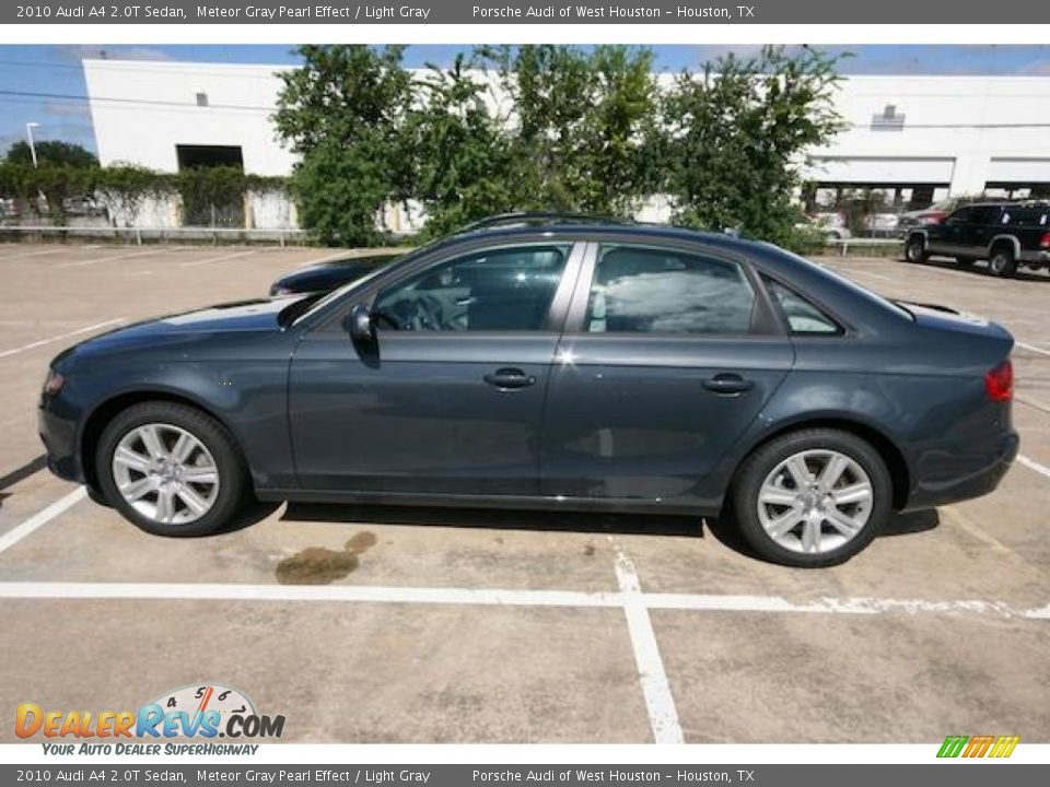 2010 Audi A4 2.0T Sedan Meteor Gray Pearl Effect / Light Gray Photo #2