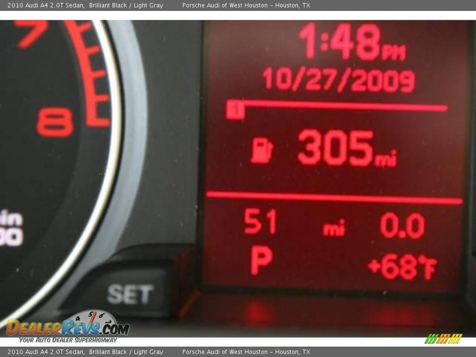 2010 Audi A4 2.0T Sedan Brilliant Black / Light Gray Photo #19