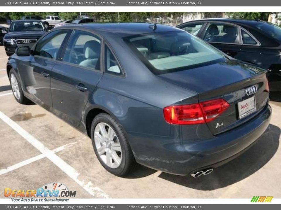 2010 Audi A4 2.0T Sedan Meteor Gray Pearl Effect / Light Gray Photo #3