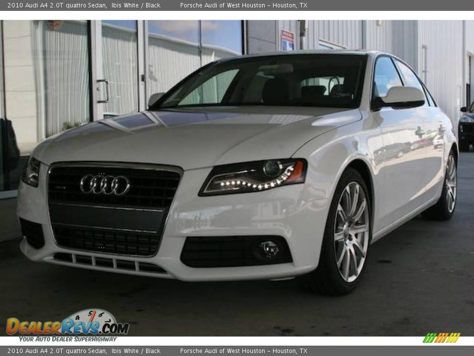 2010 Audi A4 2.0T quattro Sedan Ibis White / Black Photo #1