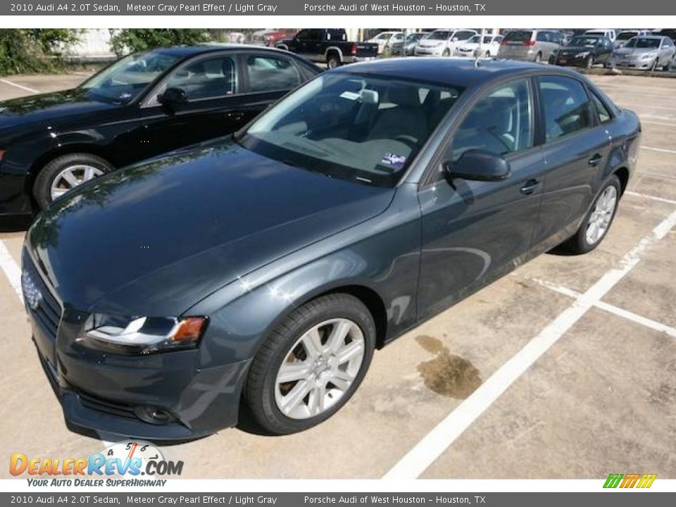 2010 Audi A4 2.0T Sedan Meteor Gray Pearl Effect / Light Gray Photo #10