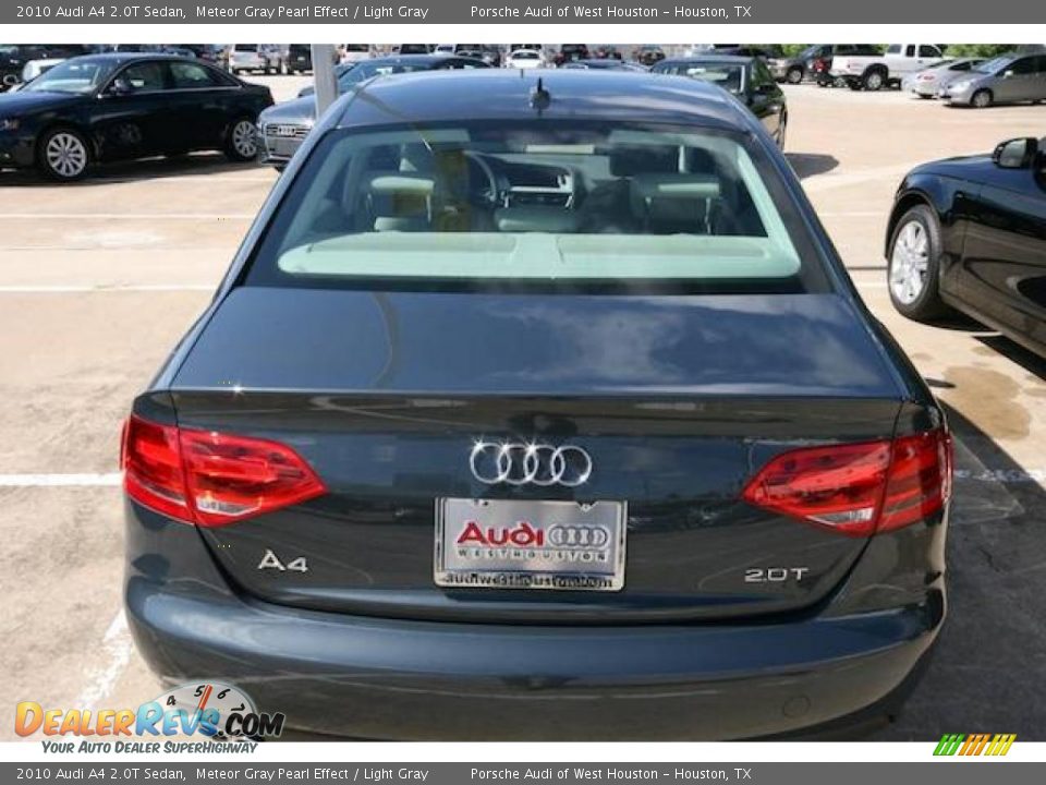 2010 Audi A4 2.0T Sedan Meteor Gray Pearl Effect / Light Gray Photo #11