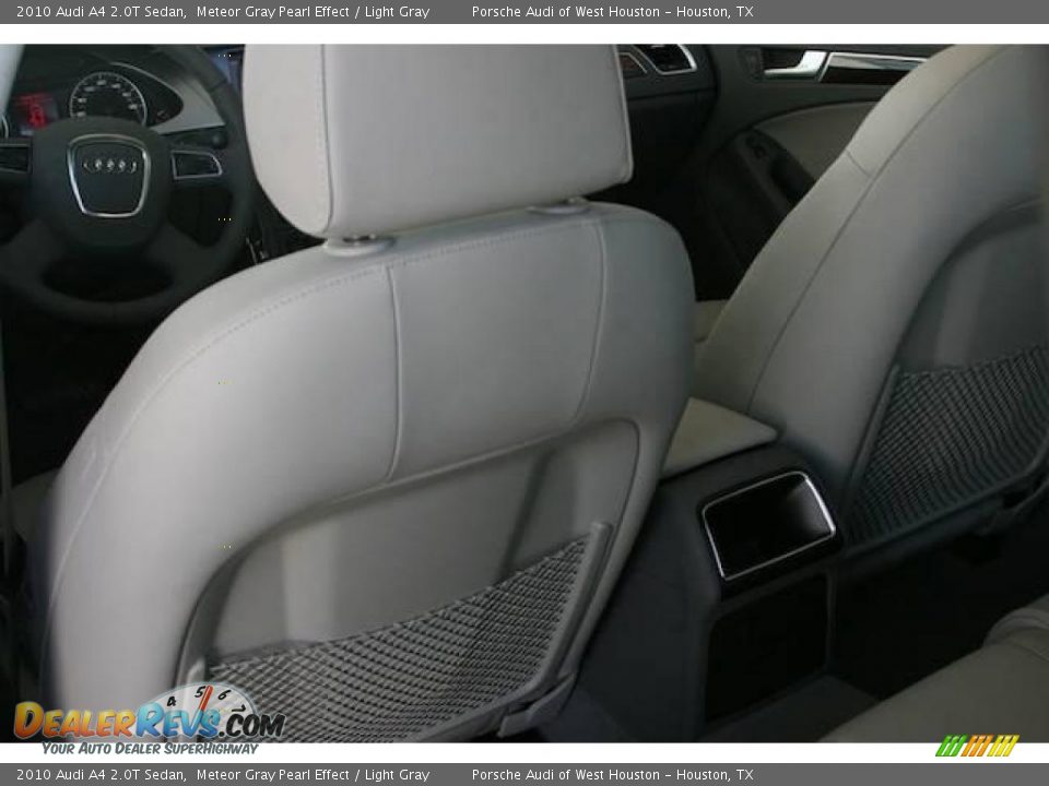 2010 Audi A4 2.0T Sedan Meteor Gray Pearl Effect / Light Gray Photo #12