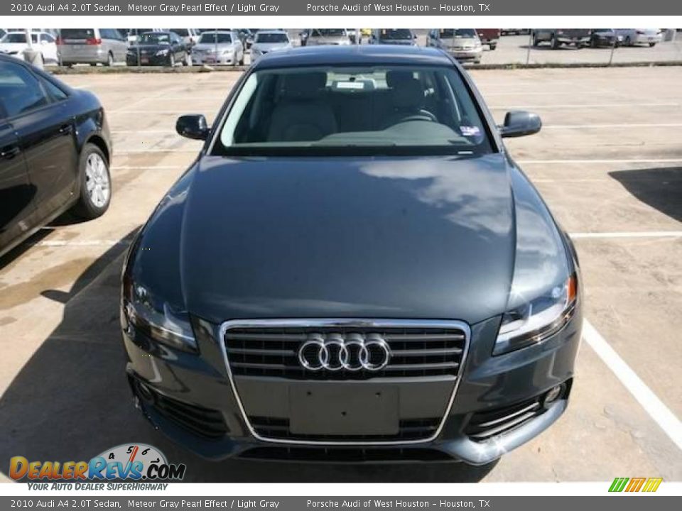 2010 Audi A4 2.0T Sedan Meteor Gray Pearl Effect / Light Gray Photo #16