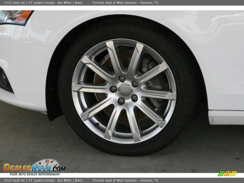 2010 Audi A4 2.0T quattro Sedan Ibis White / Black Photo #9