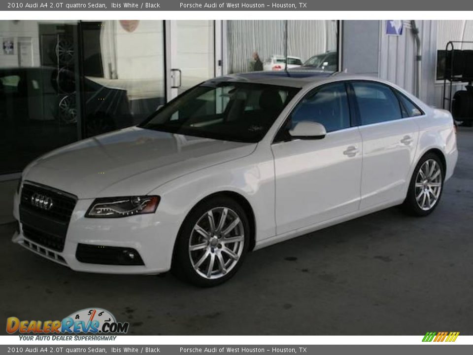 2010 Audi A4 2.0T quattro Sedan Ibis White / Black Photo #14