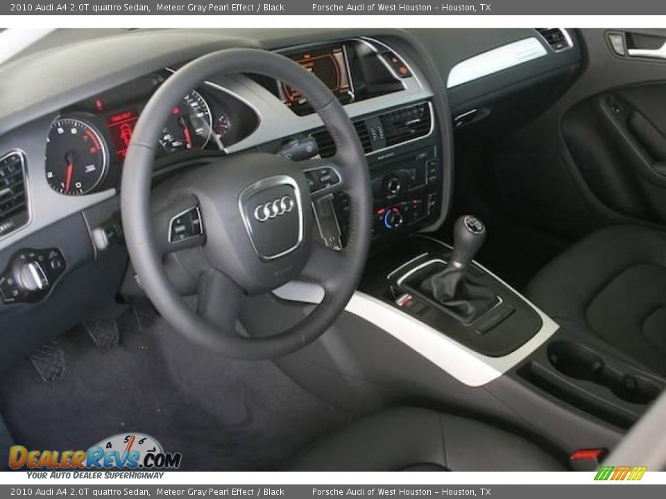 2010 Audi A4 2.0T quattro Sedan Meteor Gray Pearl Effect / Black Photo #10