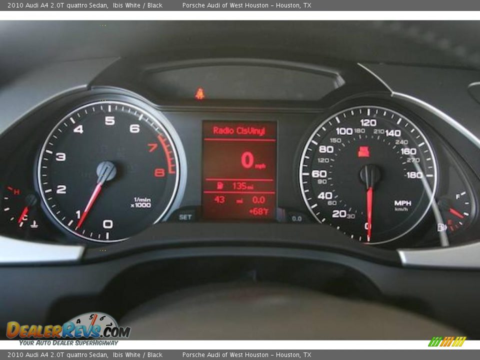 2010 Audi A4 2.0T quattro Sedan Ibis White / Black Photo #18