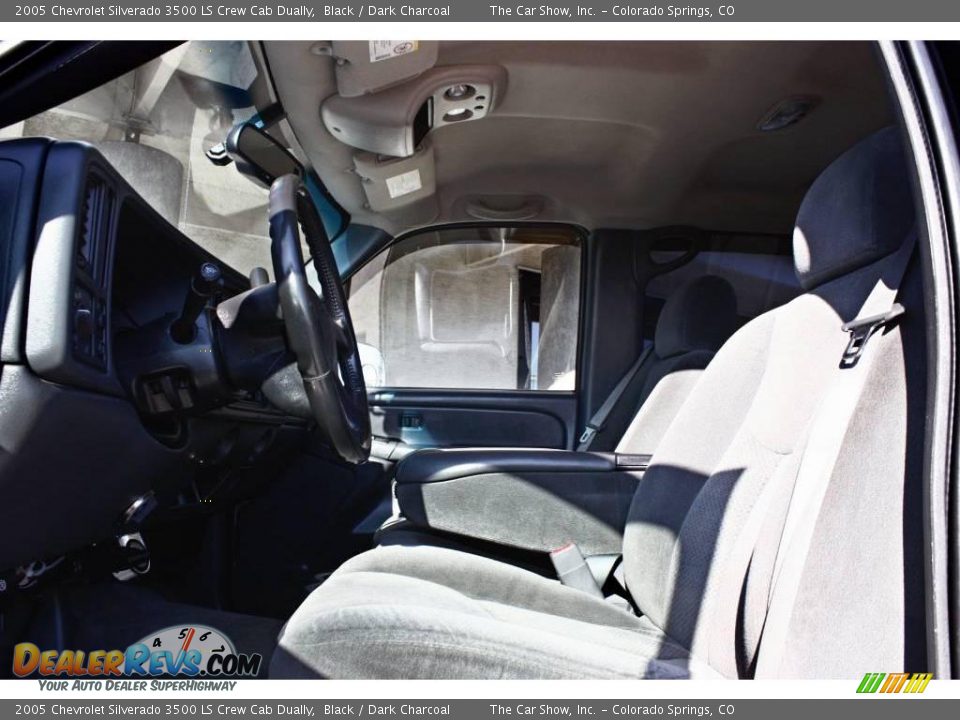 2005 Chevrolet Silverado 3500 LS Crew Cab Dually Black / Dark Charcoal Photo #5