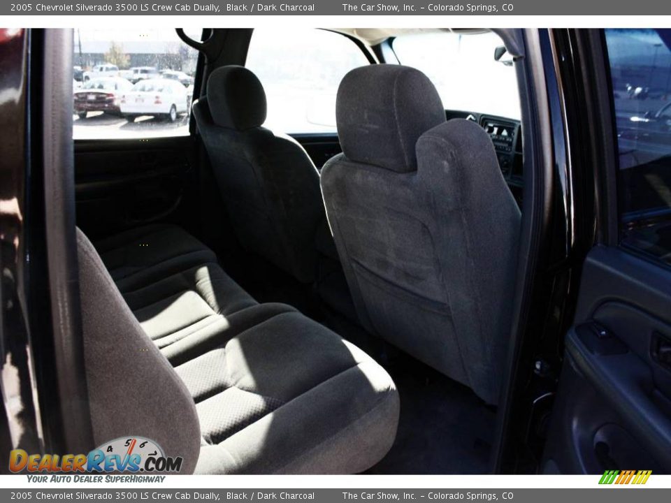 2005 Chevrolet Silverado 3500 LS Crew Cab Dually Black / Dark Charcoal Photo #11