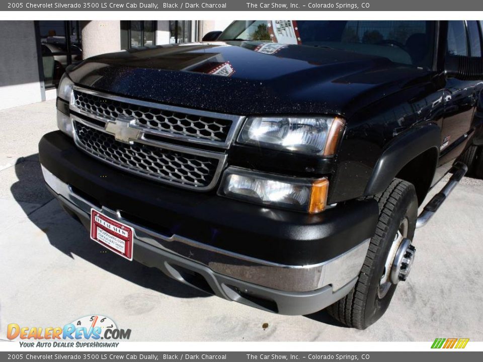 2005 Chevrolet Silverado 3500 LS Crew Cab Dually Black / Dark Charcoal Photo #14