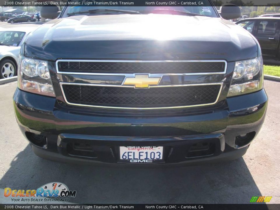 2008 Chevrolet Tahoe LS Dark Blue Metallic / Light Titanium/Dark Titanium Photo #7