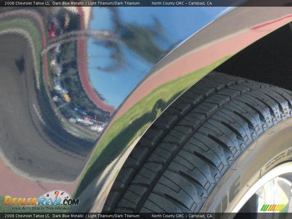 2008 Chevrolet Tahoe LS Dark Blue Metallic / Light Titanium/Dark Titanium Photo #9