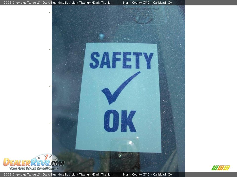 2008 Chevrolet Tahoe LS Dark Blue Metallic / Light Titanium/Dark Titanium Photo #15