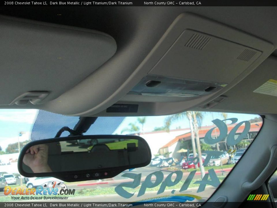 2008 Chevrolet Tahoe LS Dark Blue Metallic / Light Titanium/Dark Titanium Photo #16