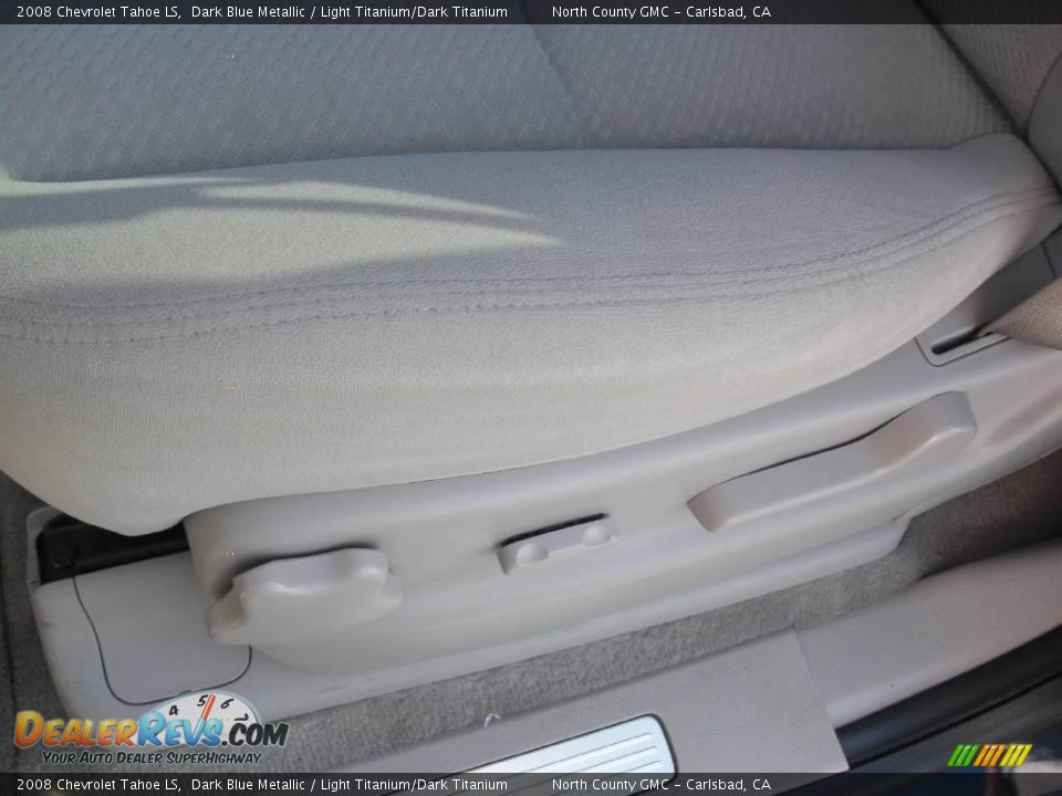 2008 Chevrolet Tahoe LS Dark Blue Metallic / Light Titanium/Dark Titanium Photo #25