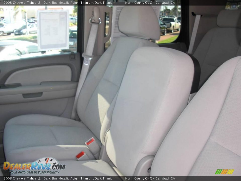 2008 Chevrolet Tahoe LS Dark Blue Metallic / Light Titanium/Dark Titanium Photo #26