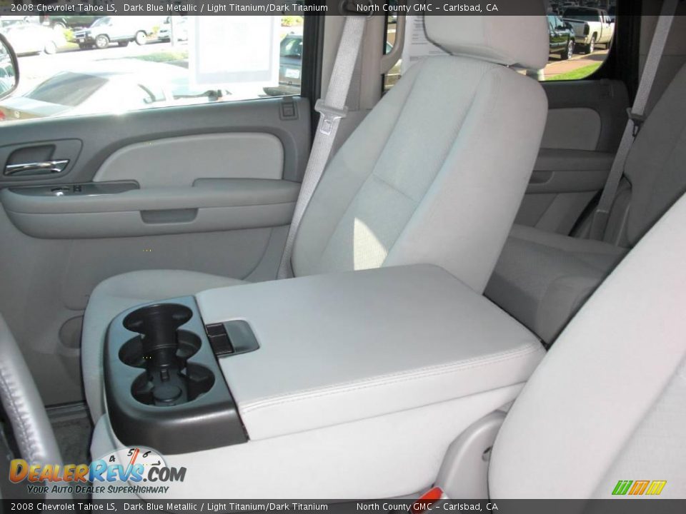 2008 Chevrolet Tahoe LS Dark Blue Metallic / Light Titanium/Dark Titanium Photo #27
