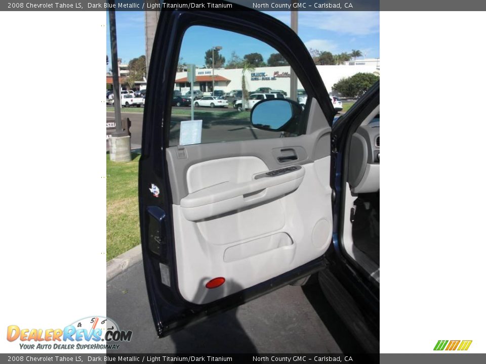 2008 Chevrolet Tahoe LS Dark Blue Metallic / Light Titanium/Dark Titanium Photo #29