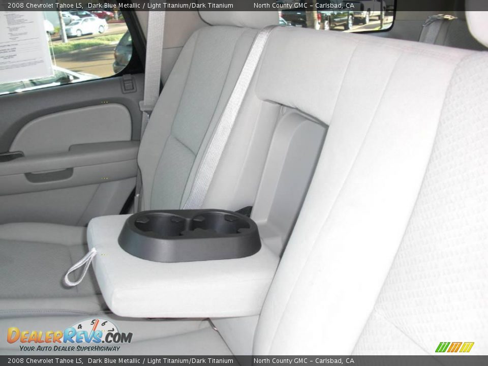 2008 Chevrolet Tahoe LS Dark Blue Metallic / Light Titanium/Dark Titanium Photo #33