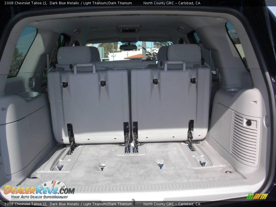 2008 Chevrolet Tahoe LS Dark Blue Metallic / Light Titanium/Dark Titanium Photo #36