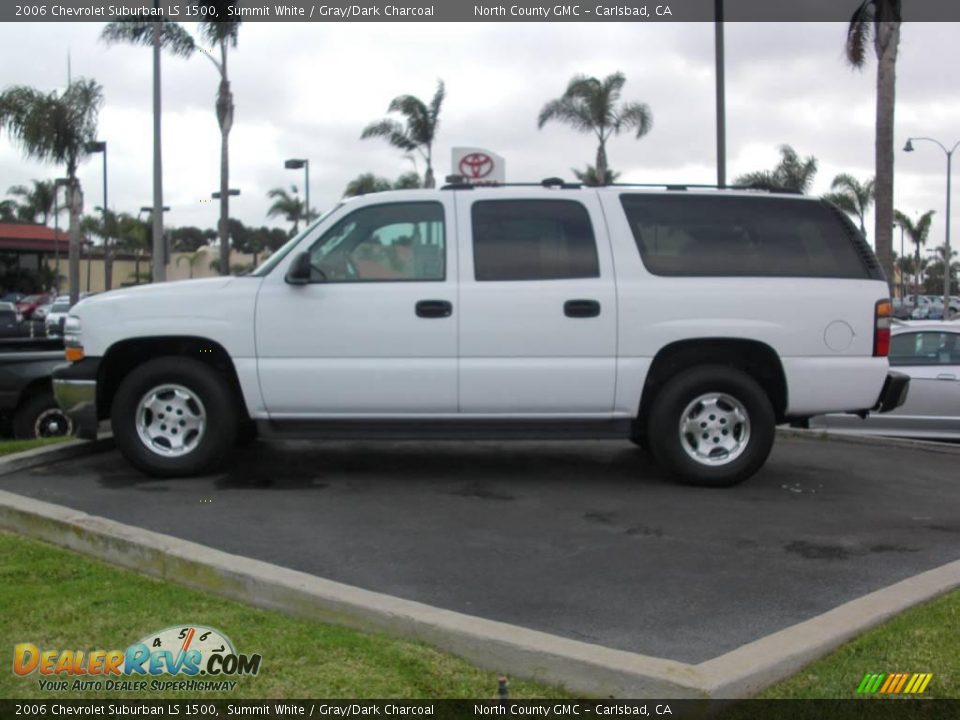 2006 Chevrolet Suburban LS 1500 Summit White / Gray/Dark Charcoal Photo #2