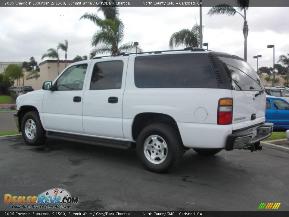 2006 Chevrolet Suburban LS 1500 Summit White / Gray/Dark Charcoal Photo #3